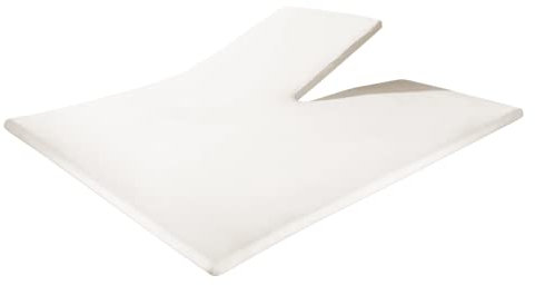 Sleeptime Splitttopper Spannbettlaken - 100% Jersey Baumwolle - Spannbettlaken 180 x 200 cm - Beige - Atmungsaktiv und hautfreundlich - Spannbettlaken für Boxspring, Spannbettlaken für Topper