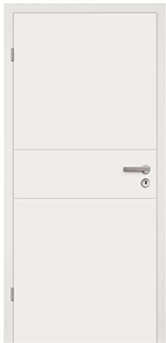 HORI® Zimmertür I Innentüre passend für alle Standard-Zargen mit DIN Größe I 1985 x 860 mm I DIN Links
