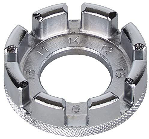 CyclingDeal Premium Bike Bicycle Wheel Spoke Wrench Tool - Wider Size Selection Anti-Skid - Size: 9/10/11/12/13/14/15