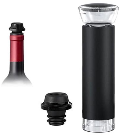AIKARO - Pompe à Vide avec 4 Bouchons Bouteille Vin