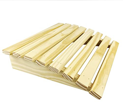 HJJKKH Wooden Sauna Headrest,Sauna Headrest Pillow,100% Natural Wood Neck Pillow Head Support for Sauna Room Sauna Supplies Accessories (Wood-Style-3)