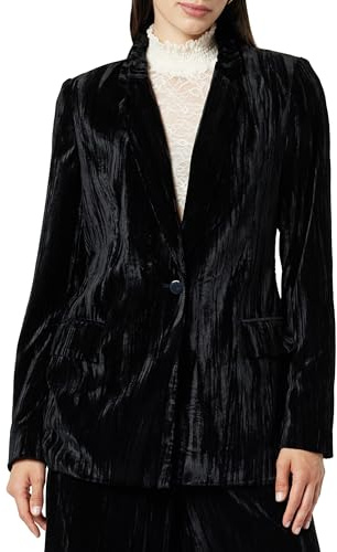 The Drop Blazer für Damen, Blake Lang, Schwarzer Samt, M