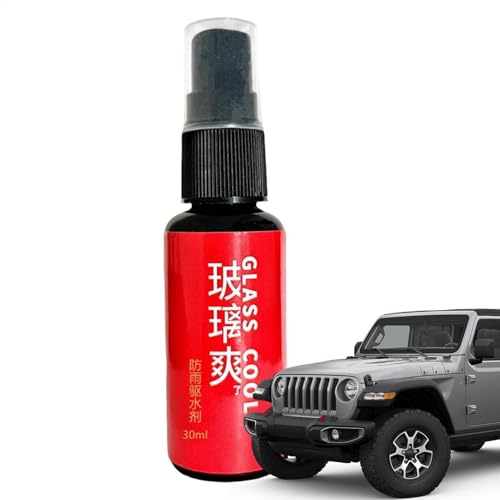 Huxibai Car Rain Protection, Car Windscreen Spray | 30ml Film Coating Agent Windscreen Washer Fluids | Effective Glass Film Removal, Clear Vision, Safe Driving, Rainproof