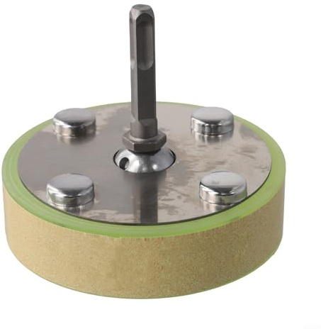 Electric Tile Laying Tool, 360° Rotatable Vibrating Hammer with Polyurethane Rubber Head, Floor Tiling Installation Aid for Wall and Floor Projects