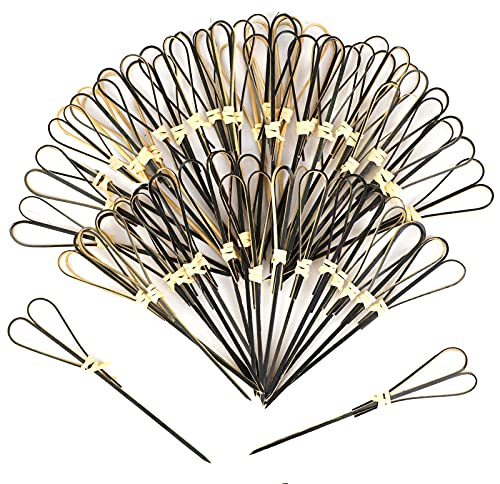 OOTSR - 100 pz bambù Cocktail, 4,7 Pollici in Legno Tropicale, Cocktail, stuzzicadenti, per Festa, aperitivo, Bevande, Martini, Alimentari, Forniture