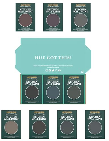 Rust-Oleum Kitchen Wall Paint in Matt Finish – Moody Darks Tester Box