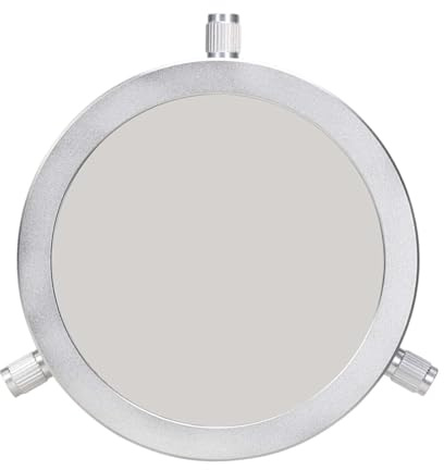 Ioensy - Tapa de filtro solar para telescopio (104-130 mm, sustituye de forma segura la cubierta de película de densidad, filtro solar transparente para dem