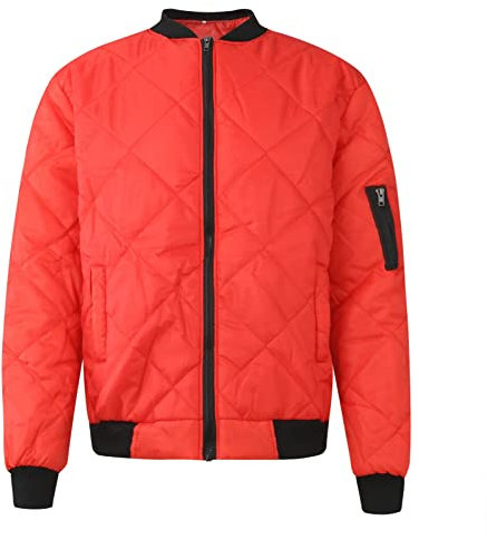 KONG JIMFAN Jacke Herren Muskelshirt Regenanzug Outdoorjacke Herren Wasserdicht Atmungsaktiv Karierte Jacke Herren Allwetterjacke Herren Männer Hoodie Sweatjacke Herren Pilotenjacke(Rot,XXL)