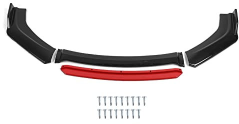 L¨¨vre de Pare-chocs Avant, Becquet de L¨¨vre de Pare-chocs Avant Universel de Voiture, Becquet de Menton S¨¦parateur Diffuseur Protecteur Kit de Carrosserie Protection PP Pi¨¨ces Spoiler Auto