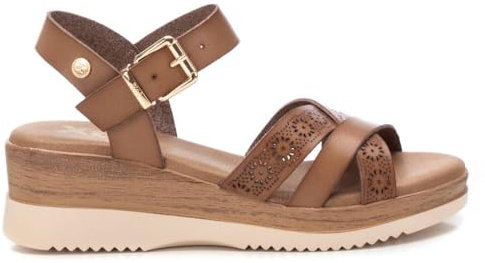XTI - Sandalia Mujer Taupe - Calzado Cómodo y Versátil - Moda casual - Modelo 14385102 (Talla 37)