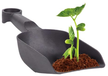 SVCEQZE Cuchara de comida para perros, cuchara gruesa para comida para perros con agarre cómodo, pala de mano multifuncional para jardín, herramienta de jardín ligera para trasplantar, cavar, plantar,