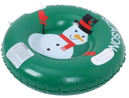 Mikinona Thickened Inflatable Snow Tube Sled for Adults Heavy Duty Winter Sledding Tube with Cold-resistant Material Portable Outdoor Snow Sled for Ski Sports and Family Fun