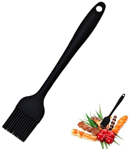 usten - Spazzola per imbiancatura e pasticceria da cucina - Spazzola a setole in silicone ad alta temperatura per cottura, grigliate, barbecue | Spalmatore per salsa di burro e olio antiaderente