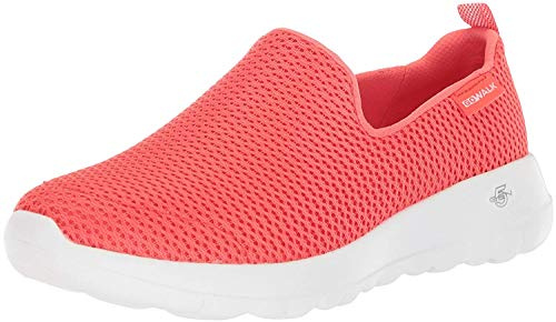 Skechers Damen Go Walk Joy Sneaker, Korallenrot, 39 EU