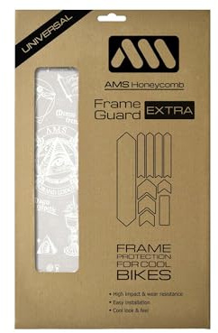 All Mountain Style | MTB Bike Frame Protector | Extra Model Bike Frame Protector with 10 Protectors | Protects Your Bike from Scratches and Bumps