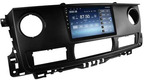 Ossuret Android 13 Bilradio för Renault Master (2003-2011), 8-Core 4G+32G GPS Navi 10,1 tum QLED pekskärm CarPlay Android Auto SWC Bluetooth WiFi 4G LTE DSP