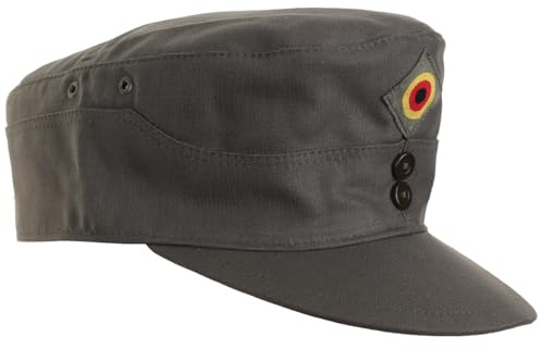 Epic Militaria Auténtica gorra del ejército alemán de Moleskin de Fritzsch Bebra, gris, 3XS