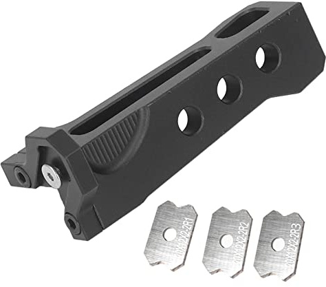 Cocoarm Coupe-bordures, Raboteuse Manuelle en Alliage d'aluminium avec 3 Lames pour le Chanfreinage et le Lissage du Bois, Outil Idéal pour le Travail du Bois et la Fabrication de Meubles