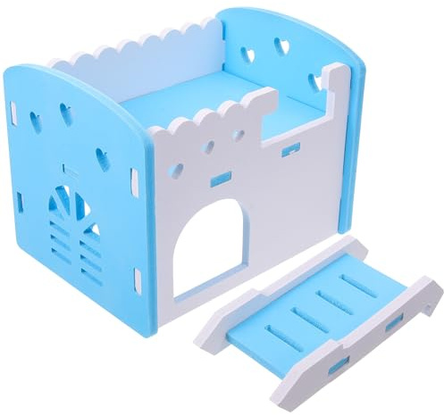 GALPADA Maison pour Petits Animaux en PVC Multipurpose, Cachette Sûre pour Hamster et Cobaye, pour Cage et Espace de Jeu
