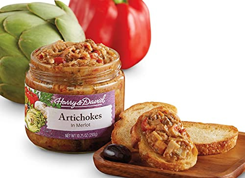 Harry & David Merlot Laced Artichoke Spread (10 Ounces), Cheese Platter Spread, Appetizer Dip, Crostini Topping
