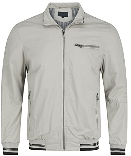 YOUTHUP - Chaqueta ligera de verano para hombre, chaqueta deportiva de carga, estilo solapa, bomber, L