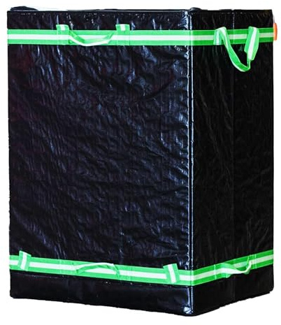 BricoLoco.com Sac de livraison pour colis 45 x 57 x 75 cm Couleurs - Sac à dos Pliable pour Livreur (Noir - 1 unité)