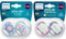 Philips Avent Ultra Air Day und Night Schnuller für Babys, von 6 bis18 Monate, 4 Stück, Transport- und Sterilisationsbehälter, 6-18 M
