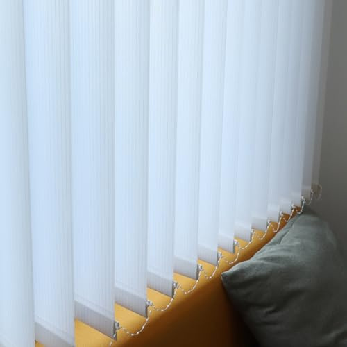 FENGSHOUU Veneziane da per Interno,Tende Verticali,Tende a Doghe 98mm,Oscurante,Isolamento Termico,per Ufficio Domestico,Dimensione e Colore Personalizzabili,Larghezza x Altezza (90cm x 100cm)