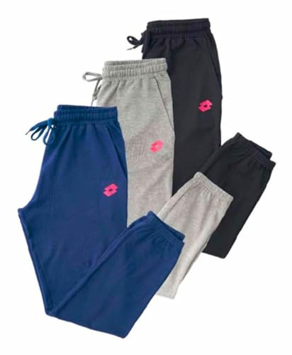 Lotto Tuta Donna in Felpa Estiva - Tuta Donna Completa - Sportiva - Leggera Morbida per il tuo massimo comfort (1017 GRIGIO, S)