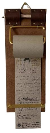 Blocco appunti – Porta rotolo di carta per appunti, quaderno decorativo da appendere in stile retrò, per ristoranti, schizzi e lista delle cose da in soggiorno