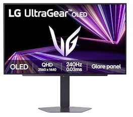 LG 27GX704A-B - Monitor Gaming Ultragear OLED 27” QHD (2560 x 1440), 16:9, 240Hz, 0,03ms GtG, DisplayHDR True Black 400, FreeSync Premium Pro y G-Sync Compatible, Morado Grisáceo