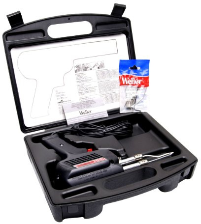 Weller 260 Watt & 200W Professional Soldering Gun Kit with Three Tips and Solder in Carrying Case | D550PK