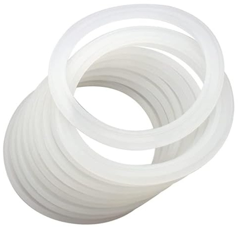 Shinekoo Lot de 4 joints d'étanchéité en caoutchouc pour bocaux à large ouverture (70 mm)