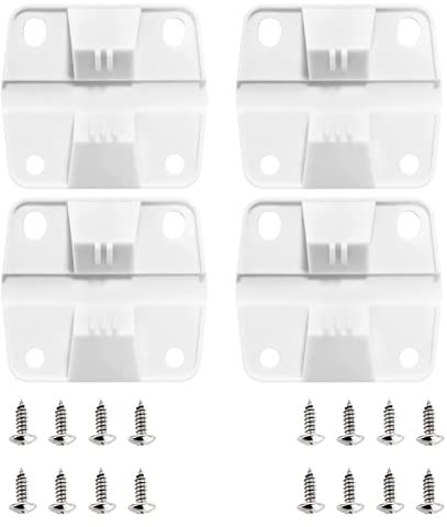 cypreason 4er-Pack Ersatz-Kunststoffscharniere für Kühler Ersatz-Kunststoffscharniere für Colemans Kühlboxen Scharnier-Kit für Coolers Scharniere 6262 6270 und mehr, 4er-Pack