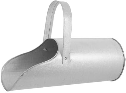 Hemobllo Trémie à Cendres En Béton Outil Entonnoir Seau à Cendres Matériel De Chantier Outils De Construction Remplisseur De Sacs De Sable Outils De Plâtrage Le Fer Silver