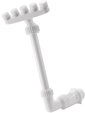 Fuente de piscina ajustable con 5 boquillas, fuente de agua para piscina, aspersor de cascada para estanque de peces, jardín, accesorios de natación