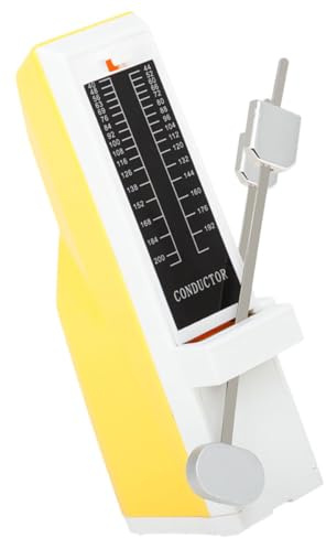 Ciieeo Metrónomo Mecánico para Piano Guitarra y Batería Accesorios Musicales para Práctica de Violín Jazz y Rock Metrónomo para Instrumento de Cuerda