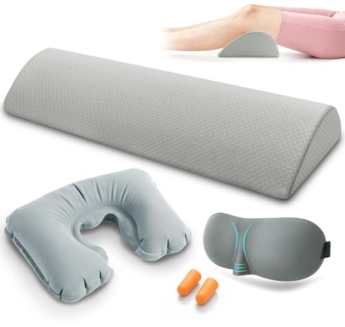 UYUYong Half Moon Pillow Almohada Lumbar para Cama Cojín Medio Redondo