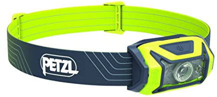 PETZL - Lampe frontale TIKKA - Trois niveaux d'éclairage blanc, Jaune, 350 lumens