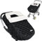 Orzbow Fußsack Babyschale, Universal Babyschale Fußsack Winter mit Verstellbarem Reißverschluss, Wasserdichte Einschlagdecke Babyschale mit Elastischen Rändern, Warmes Hochwertiges Polyester, Schwarz