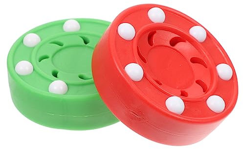 BESPORTBLE 2stücke Roller Hockey Pucks Mit Stoßfestem Kern Professionelle Inline Hockey Trainingspucks Für Straße Und Training Langlebige Spezialpucks Für Roller Skating Und Hockeysport