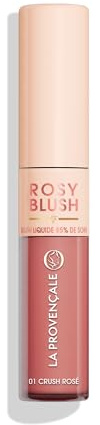 La Provençale Bio - Rosy Blush - långvarig fuktgivande flytande rouge - berikad med E-vitamin - fräsch och lysande hy - nyans: Crush Rosé (01)