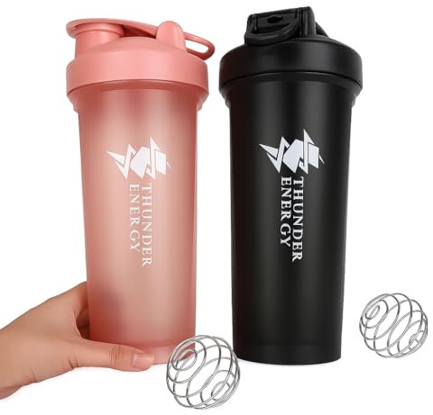 Generico protien shaker(+ ball) for sport and fitness (rosa)
