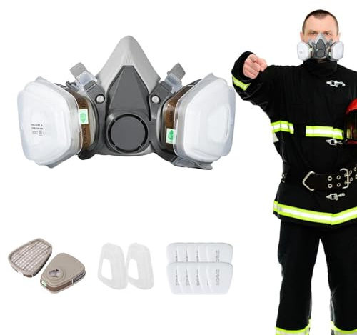 Ansiktsskydd andningsskyddsmask damm, dammtät andningsmask, återanvändbar andningsskyddsmask, säkerhetsdammskyddsmask, halvmask ansiktsskydd, justerbart ansiktsskydd F
