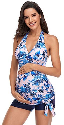 SEDEX Donna Costume Gravidanza Piscina Nuoto Mare Costume da Bagno Intero Premaman Essential Bikini maternità Monokini
