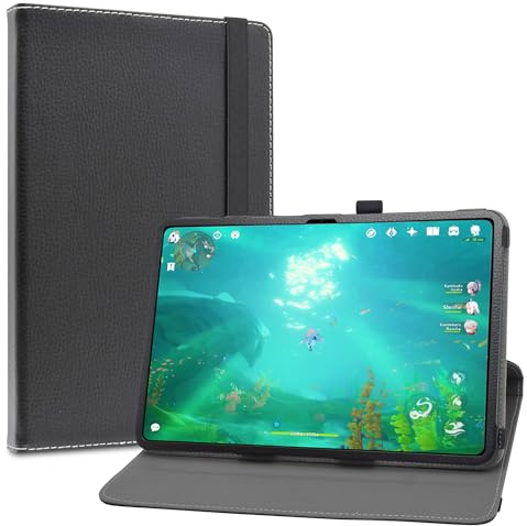 LiuShan Rotary Funda para OnePlus Pad 2, Folio Soporte PU Cuero con Funda Caso para OnePlus Pad 2 Tableta de 12.1 Pulgadas, Negro