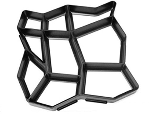 SkyPOOU Moule pour pavés de pierre, béton, allée, pavé, 9 grilles, allée, jardin, tampons en béton