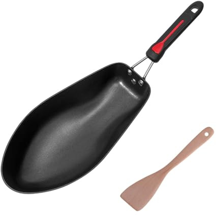 Sartén con forma de pescado, sartén de aleación de aluminio 3D, antiadherente en el exterior, distribución uniforme del calor, remaches inoxidables, utensilios de cocina de cocina, pescado a la