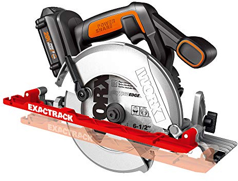 Worx WX530L 20V Power Share ExacTrack 6.5 Cordless Circular Saw