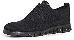 Cole Haan Men's Zerogrand Stitchlite Oxford, Black Knit/Black, 10.5 UK
